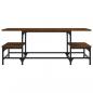 Preview: Couchtisch Braun Eichen-Optik 100x50,5x40 cm Holzwerkstoff