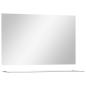 Preview: Wandspiegel mit Regal 100×60 cm Hartglas