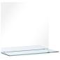 Preview: Wandspiegel mit Regal 60×60 cm Hartglas