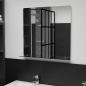 Preview: Wandspiegel mit Regal 60×60 cm Hartglas