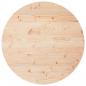 Preview: Tischplatte Rund Ø70x3 cm Massivholz Kiefer