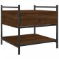 Preview: Couchtisch Braun Eichen-Optik 50x50x50 cm Holzwerkstoff