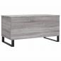 Preview: Couchtisch Grau Sonoma 90x44,5x45 cm Holzwerkstoff