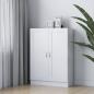 Preview: ARDEBO.de - Bücherschrank Weiß 82,5x30,5x115 cm Holzwerkstoff