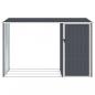 Preview: Garten Brennholzlager Anthrazit 245x98x159 cm Verzinkter Stahl