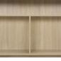 Preview: Bartisch mit 2 Tischplatten Eichenoptik 130x40x120 cm