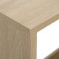 Preview: Bartisch mit 2 Tischplatten Eichenoptik 130x40x120 cm