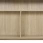 Preview: Bartisch mit 2 Tischplatten Eichenoptik 130x40x120 cm