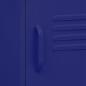 Preview: Nachttische 2 Stk. Marineblau 35x35x51 cm Stahl