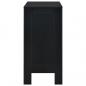 Preview: Bartisch mit Regal Schwarz 110 x 50 x 103 cm