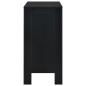 Preview: Bartisch mit Regal Schwarz 110 x 50 x 103 cm