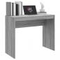 Preview: Schreibtisch Grau Sonoma 90x40x72 cm Holzwerkstoff