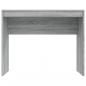 Preview: Schreibtisch Grau Sonoma 90x40x72 cm Holzwerkstoff