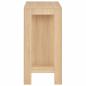 Preview: Bartisch mit Regal Eichenbraun 110x50x103 cm