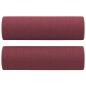 Preview: 2-Sitzer-Sofa mit Zierkissen Weinrot 140 cm Stoff