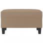 Preview: Fußhocker Cappuccino-Braun 70x55x41 cm Kunstleder