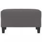 Preview: Fußhocker Grau 70x55x41 cm Kunstleder