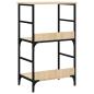 Preview: Bücherregal Sonoma-Eiche 50x33x82 cm Holzwerkstoff