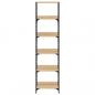 Preview: Bücherregal Sonoma-Eiche 50x33x188,5 cm Holzwerkstoff