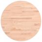 Preview: Tischplatte Ø50x2,5 cm Rund Massivholz Buche