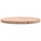 Preview: Tischplatte Ø60x4 cm Rund Massivholz Buche