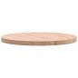 Preview: Tischplatte Ø70x4 cm Rund Massivholz Buche