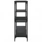 Preview: Konsolentisch Schwarz 103x32x95 cm Holzwerkstoff