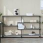 Preview: ARDEBO.de - Konsolentisch Grau Sonoma 160x32x95 cm Holzwerkstoff
