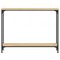 Preview: Konsolentisch Sonoma-Eiche 100x22,5x75 cm Holzwerkstoff