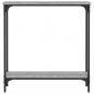 Preview: Konsolentisch Grau Sonoma 75x22,5x75 cm Holzwerkstoff