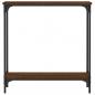 Preview: Konsolentisch Braun Eichen-Optik 75x22,5x75 cm Holzwerkstoff
