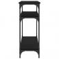 Preview: Konsolentisch Schwarz 75x29x75 cm Holzwerkstoff