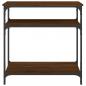 Preview: Konsolentisch Braun Eichen-Optik 75x29x75 cm Holzwerkstoff