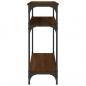 Preview: Konsolentisch Braun Eichen-Optik 75x29x75 cm Holzwerkstoff