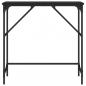 Preview: Konsolentisch Schwarz 75x32x75 cm Holzwerkstoff