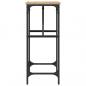 Preview: Konsolentisch Sonoma-Eiche 75x32x75 cm Holzwerkstoff
