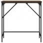 Preview: Konsolentisch Braun Eichen-Optik 75x32x75 cm Holzwerkstoff