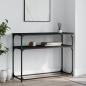 Preview: ARDEBO.de - Konsolentisch Schwarz 100x35,5x75 cm Holzwerkstoff