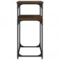 Preview: Konsolentisch Braun Eichen-Optik 100x35,5x75 cm Holzwerkstoff