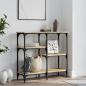 Preview: ARDEBO.de - Konsolentisch Sonoma-Eiche 80x29x75 cm Holzwerkstoff