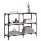 Preview: Konsolentisch Grau Sonoma 100x29x75 cm Holzwerkstoff