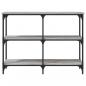 Preview: Konsolentisch Grau Sonoma 100x29x75 cm Holzwerkstoff