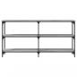 Preview: Konsolentisch Grau Sonoma 150x29x75 cm Holzwerkstoff