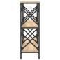 Preview: Konsolentisch Sonoma-Eiche 100x28x80,5 cm Holzwerkstoff
