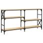 Preview: Konsolentisch Sonoma-Eiche 150x29x76,5 cm Holzwerkstoff