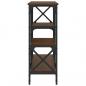 Preview: Konsolentisch Braun Eichen-Optik 150x29x76,5 cm Holzwerkstoff