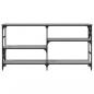 Preview: Konsolentisch Grau Sonoma 150x29x76,5 cm Holzwerkstoff