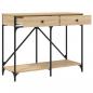 Preview: Konsolentisch Sonoma-Eiche 100x39x78,5 cm Holzwerkstoff