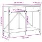 Preview: Konsolentisch Braun Eichen-Optik 100x39x78,5 cm Holzwerkstoff