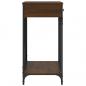 Preview: Konsolentisch Braun Eichen-Optik 100x39x78,5 cm Holzwerkstoff